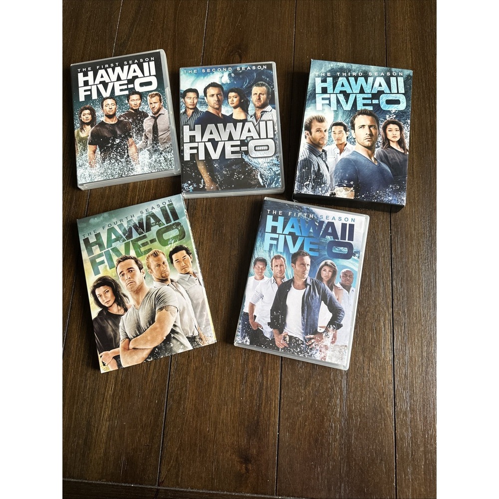 Hawaii Five-O DVD Set Seasons 1-5 CBS TV Series 2010 Lot Crime Drama